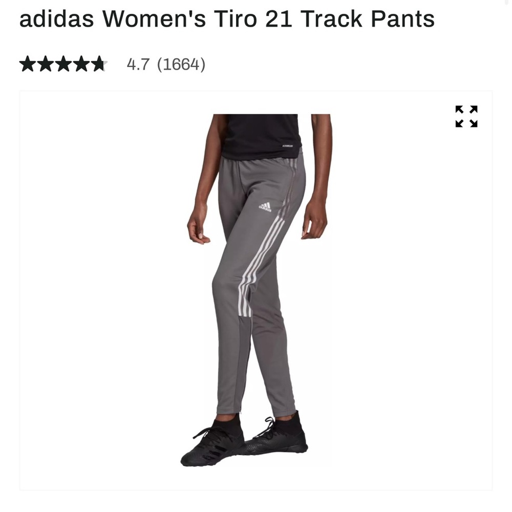 Adidas Women’s XL Track Pants in Grey